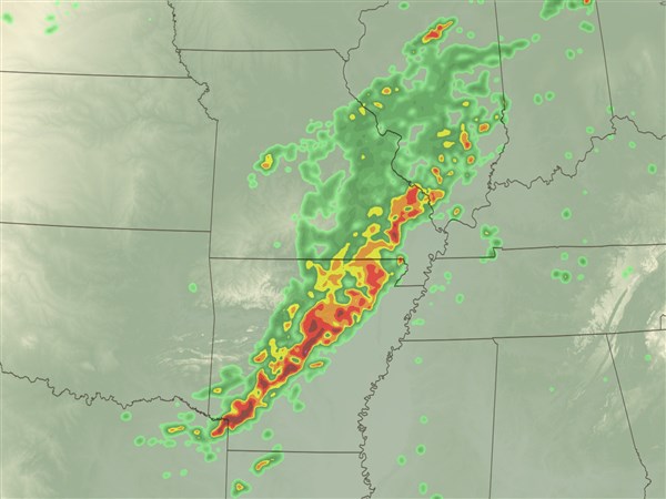 Severe thunderstorms with dangerous winds threaten Midwest and South ...
