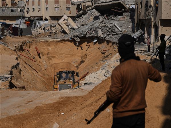 Israel strikes Gaza after it says Hamas attacked across ceasefire line