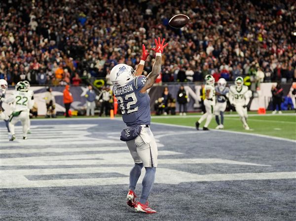 TreVeyon Henderson scores 3 TDs, Patriots beat Jets 27-14 for 8th straight win