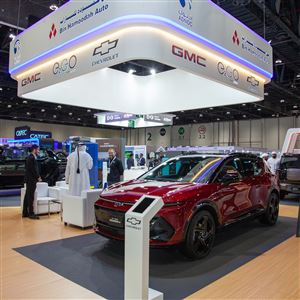 Exhibitors at the 2025 Electric Vehicle Innovation Summit in Abu Dhabi.