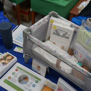 Safe sleep resources provided by Lucas County Health Department.