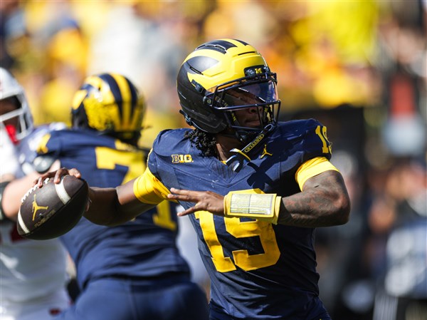 Underwood can make solid freshman season special if Michigan upsets Ohio State