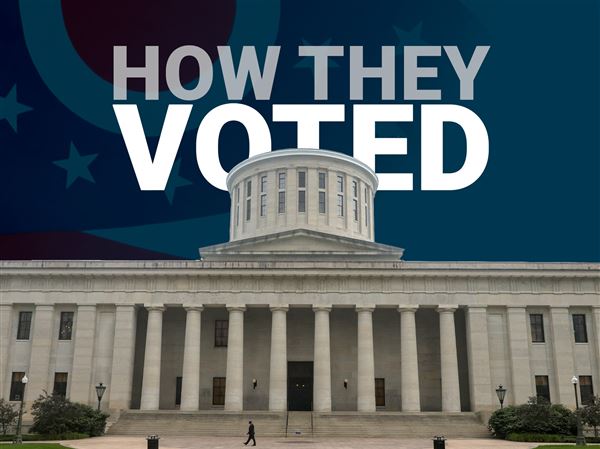 Ohio lawmakers&#39; votes: 12/8-12/12
