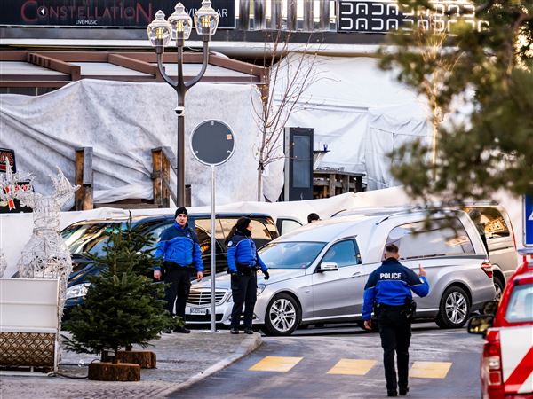 About 40 people dead and 115 injured in fire at Swiss Alpine bar during New Year's celebration