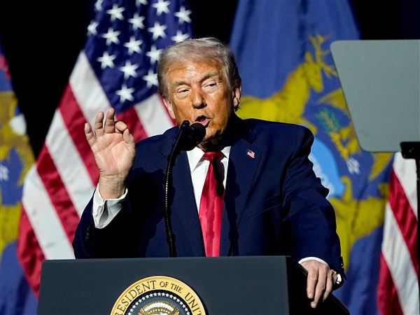 Trump visits Detroit to promote use of auto tariffs, floats housing policy