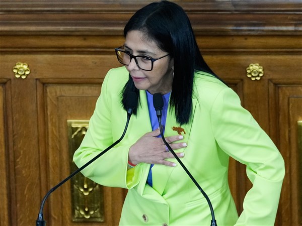 CIA director meets Venezuela&amp;#39;s acting president in Caracas