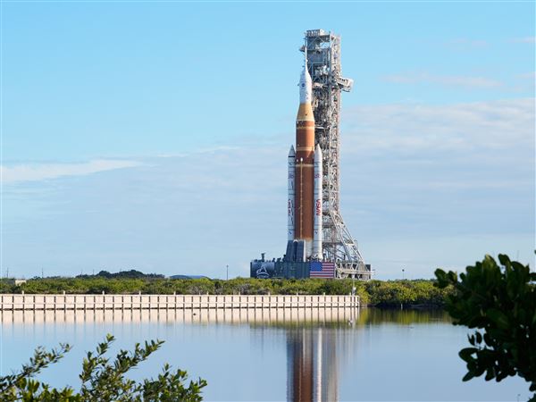 NASA's new moon rocket heads to the pad ahead of astronaut launch as early as February