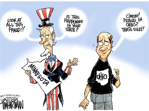 Editorial Cartoon: Tim Hartman: 1/17