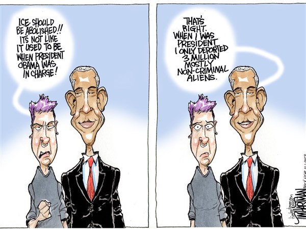 Editorial Cartoon: Tim Hartman: 1/18