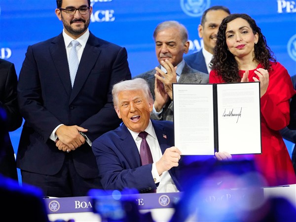 Trump rolls out Board of Peace at Davos forum, but many top allies aren't participating