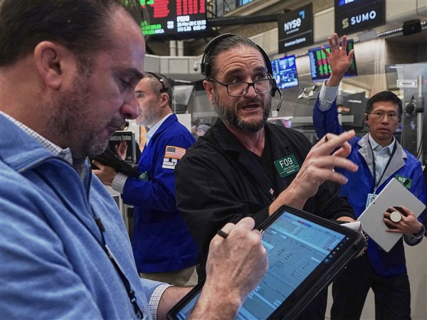 Wall Street drifts as Intel tumbles and gold's price rises to another record