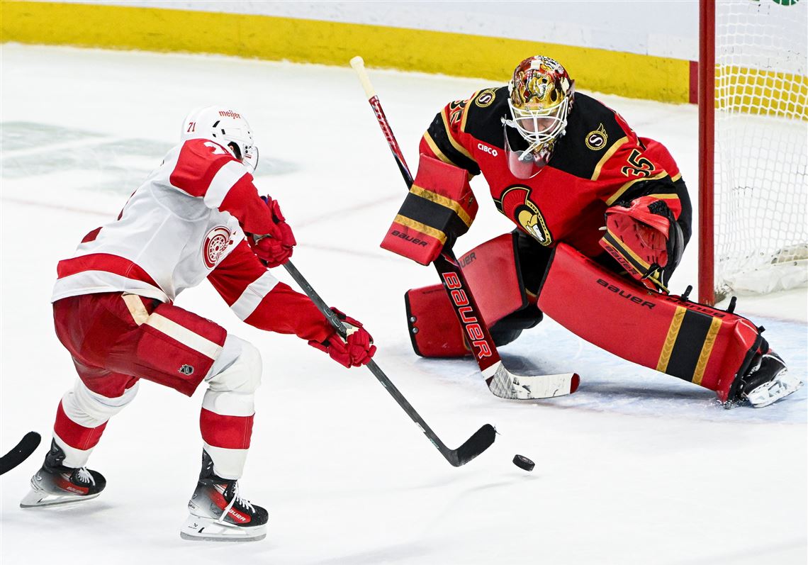 Dylan Larkin scores his 2nd goal of game in OT to lift Red Wings