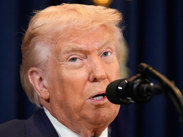 Image for Trump touts cutting drug prices, slams fellow Republican Rep. Massie during stops in Ohio, Kentucky