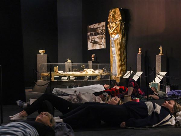 Imagination Station holds King Tut-approved yoga and sound bath