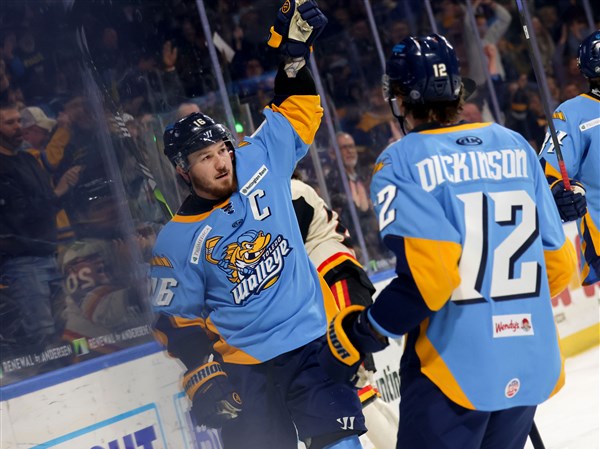 Brandon Hawkins sets all-time Walleye points record in road win | The Blade
