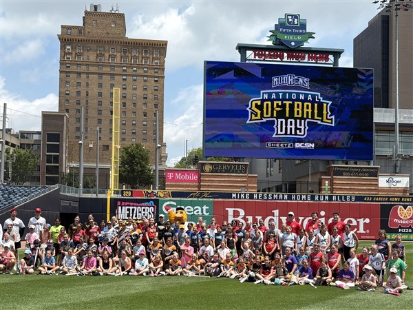 Toledo Mud Hens' softball day inspires young girls to dream big