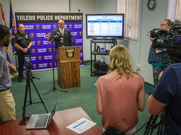 Mid-year crime report shows homicide decline in Toledo