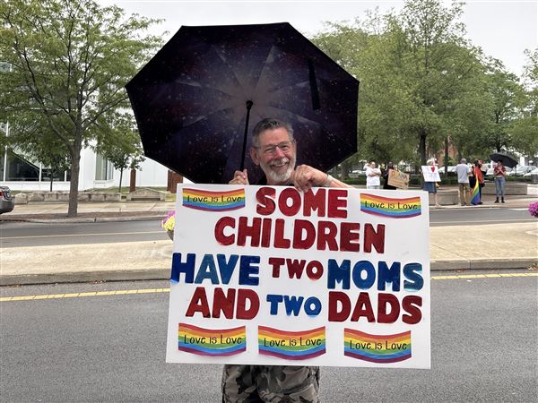 Lima rally targets billboards on same-sex parenting