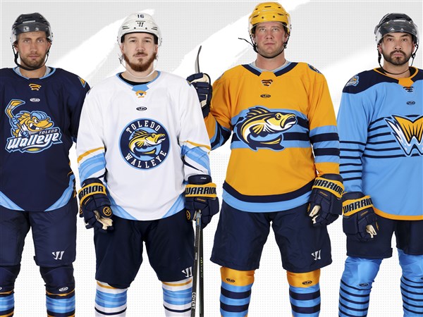Sharp sweaters: Walleye release four new jersey designs