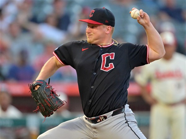 Messick throws 6 strong innings and Hedges hits 2-run homer as Guardians beat Angels 4-2