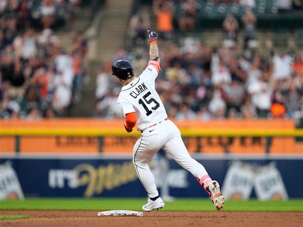 Max Clark, pitching staff help Tigers end six-game losing streak with 4-1 win over Rays