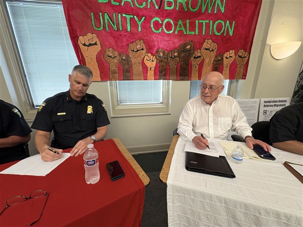 Community coalition uses formal process to bring police to meeting over teen encounters