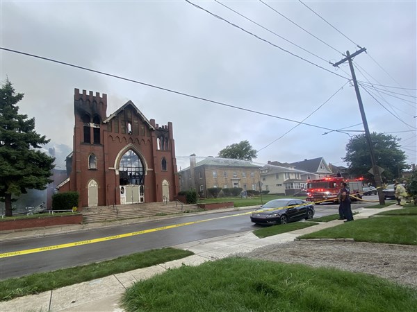 Crews respond to structure fire at former St. Agnes Church
